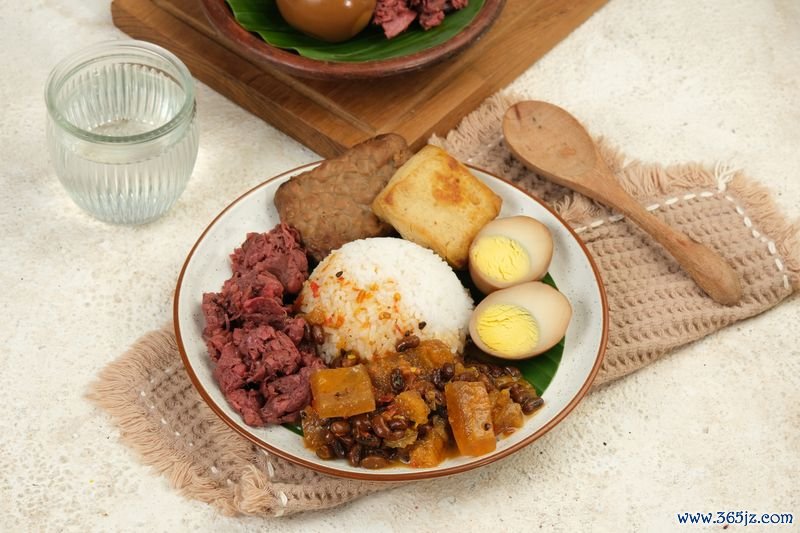 Ilustrasi nasi gudeg